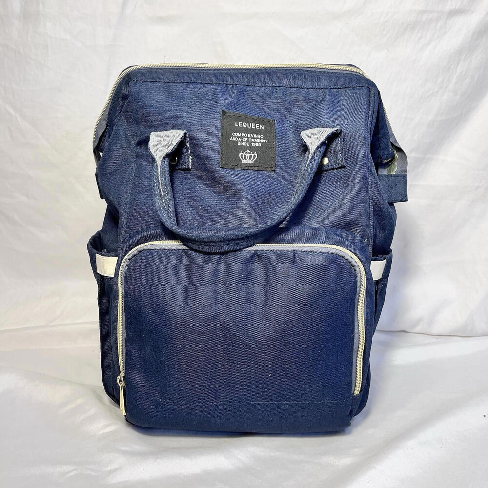 Diaper Bag Lequeen Backpack Adjustable Straps Multipocket Baby Infant Travel